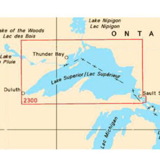 Canadian Hydrographic Serv Chart 2300 Lake Superior