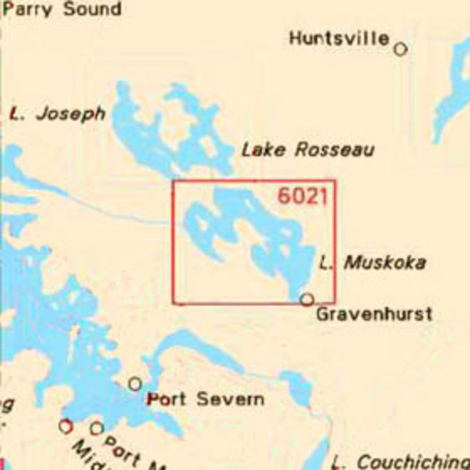 Lake Muskoka Chart
