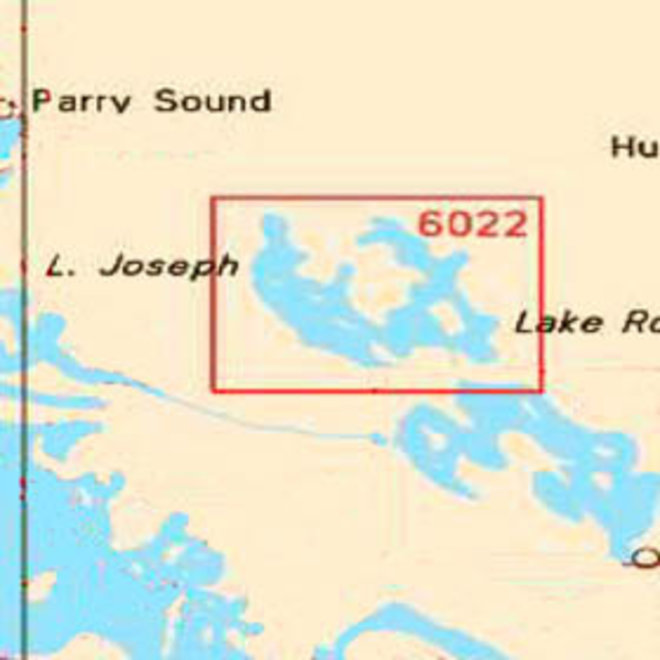 Chart 6022 Lake Rosseau and Lake Joseph