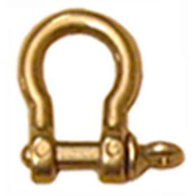 Bow Shackle 4mm Brass