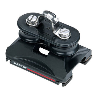Harken Traveler Car w Sheaves & Eyestrap Small Boat