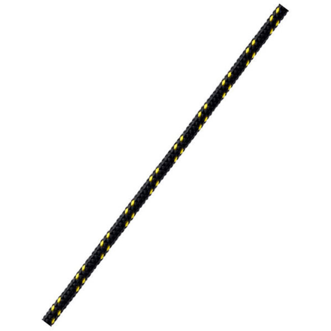 Marlow Ropes 1.5mm Marlow Excel Vectran Rope BLACK w Gold