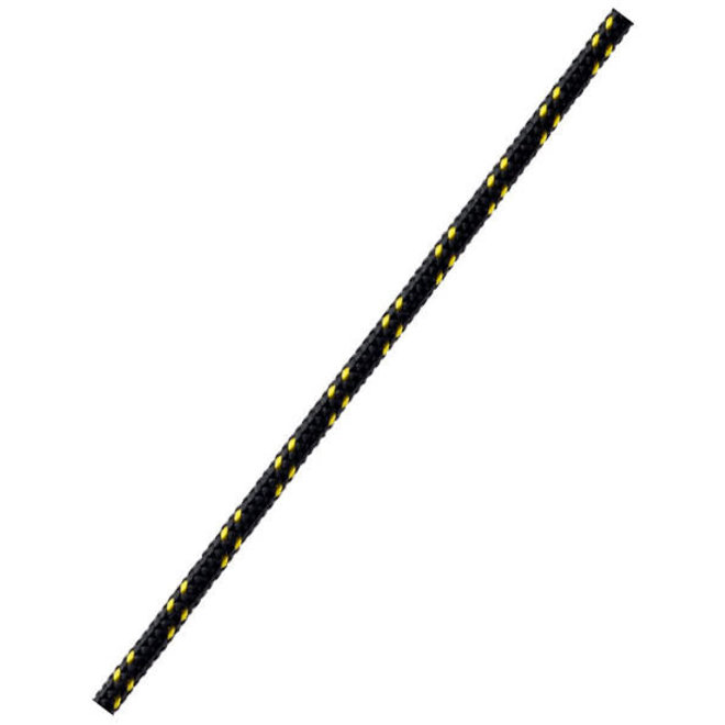 4mm Marlow Excel Vectran Rope BLACK w GOLD