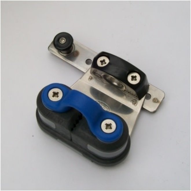 Slide w Pivoting Bullseye and Cleat 19mm U-Track
