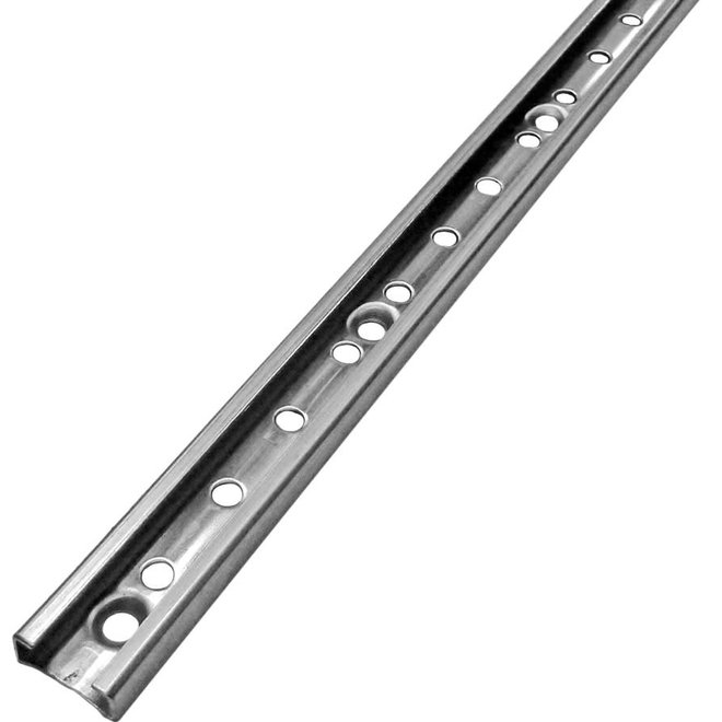 RWO 16mm Channel Track 330mm Length Stainless
