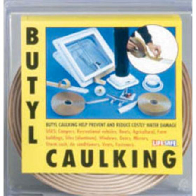 Life Safe Tape Butyl Tape White 3/4 x 1/8 x 20ft