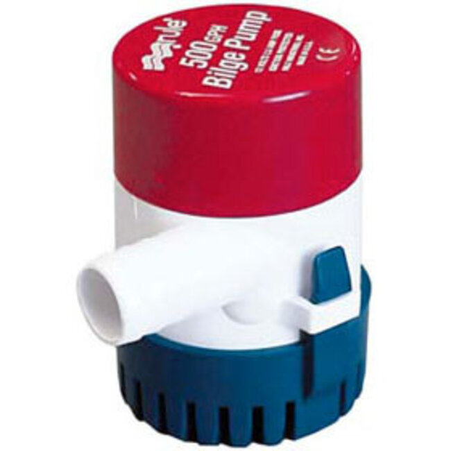 Rule Pumps Bilge Pump 500 Manual Round Base 3/4 Hose