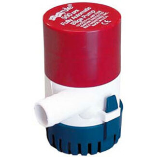 Rule Pumps Bilge Pump 500GPH Automatic Round Base 3/4 Hose