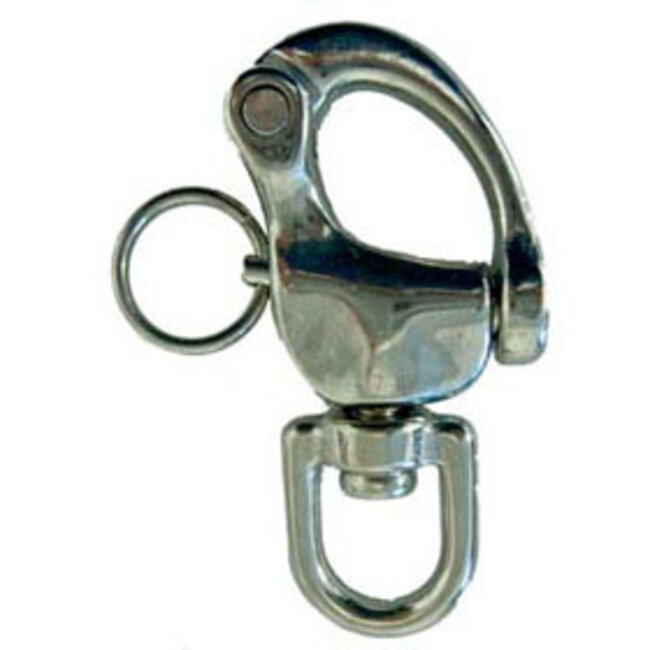 Transat Stainless Swivel Snap Shackle 12mm L 2-3/4in BL 3000 lb