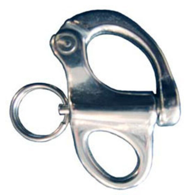 Transat Stainless Snap Shackle Fixed 12mm L 2-3/16in BL 3000 lb