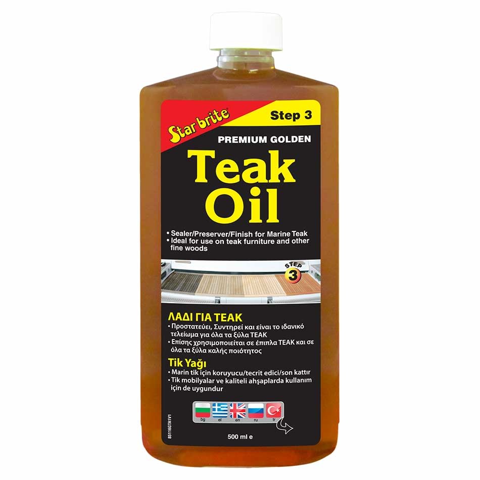 Starbrite Premium Teak Oil 16oz Fogh Marine Store Sail Kayak SUP