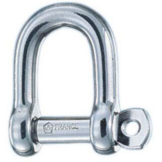Wichard Stainless D Shackle 4mm Pin BL 700kg