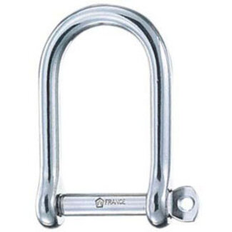 Wichard Stainless Wide D Shackle 5mm BL 1100kg Width 20mm Wichard Stainless Wide D Shackle 5mm BL 1100kg Width 20mm