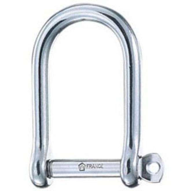 Wide D Shackle 8mm BL 2700kg Width 32mm