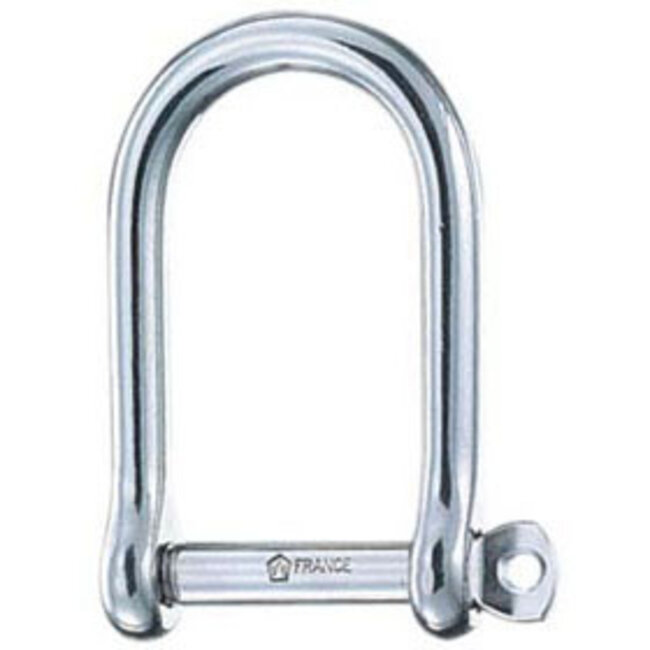 Wichard Stainless Wide D Shackle 6mm BL 1500kg Width 25.5mm