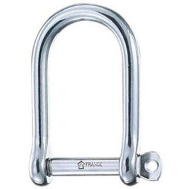 Wichard Stainless Wide D Shackle 10mm BL 4000kg Width 40mm