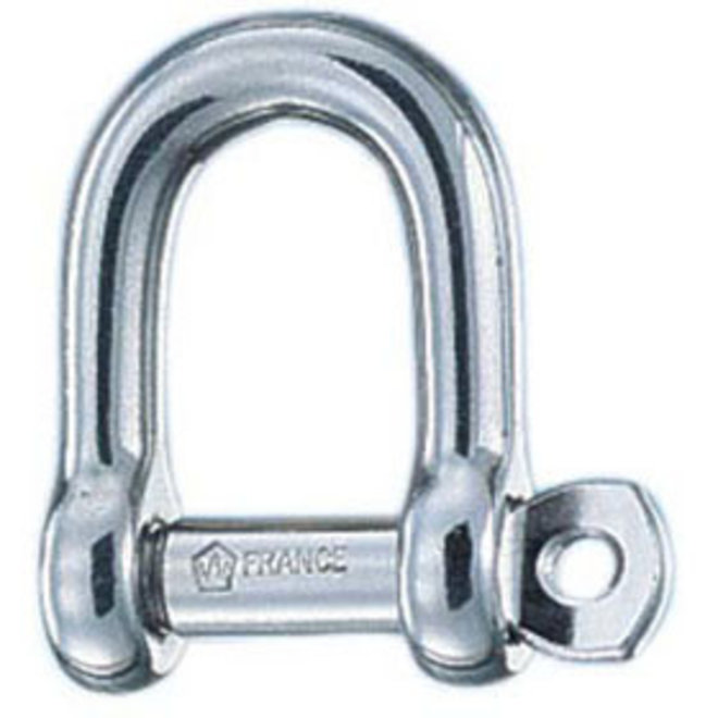 D Shackle Captive 6mm BL 2200kg