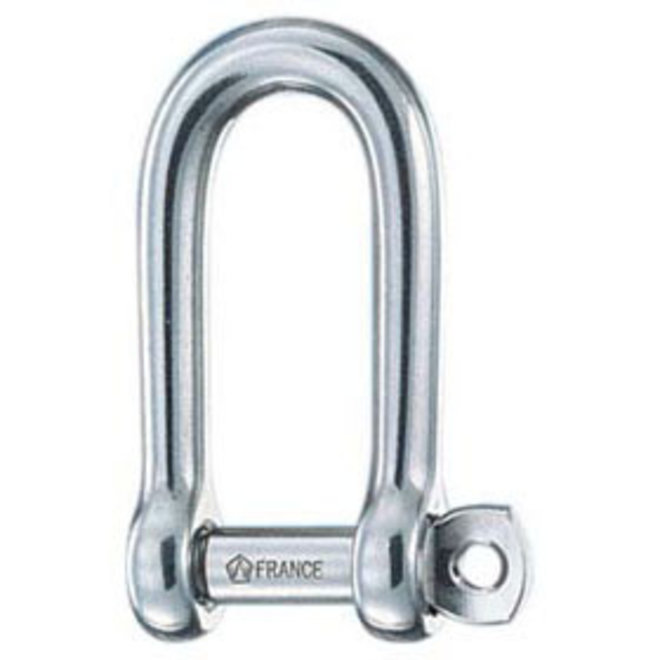 Long D Shackle Cptv 5mm BL 1500kg