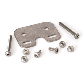 Hobie Cat Adapter Plate w Hardware for Harken Cam