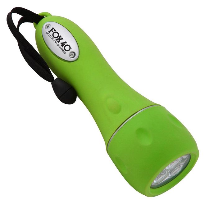 Fox 40 LED Flashlight Green Body Single