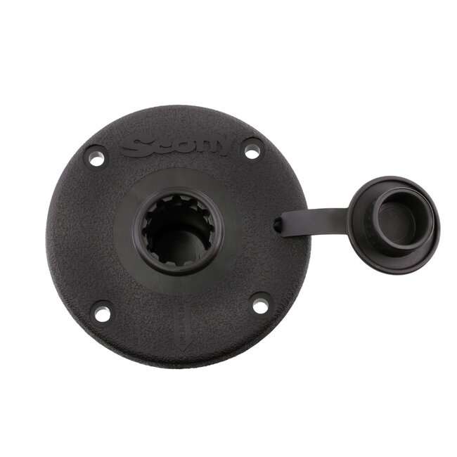 Scotty Scotty Flush Deck Mounting Bracket Round