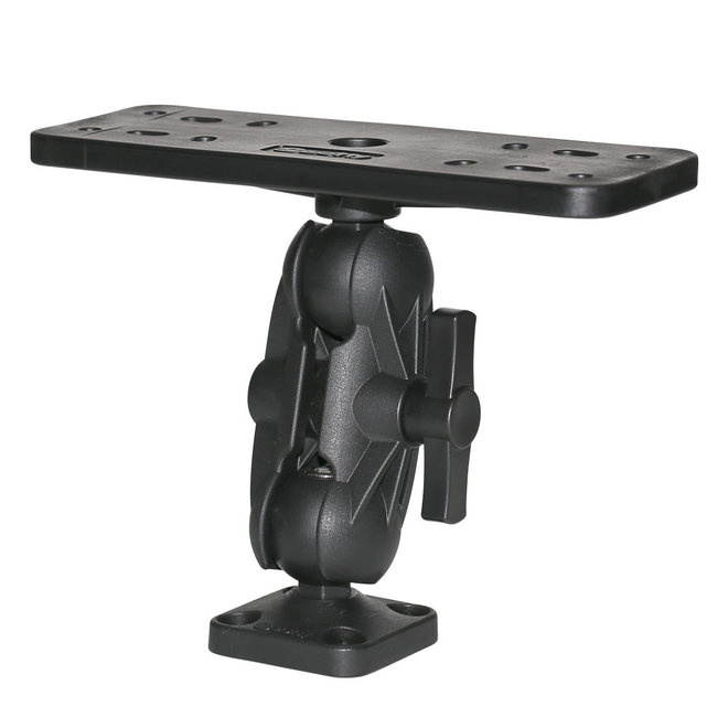 Scotty FishFinder | 1.5in Ball Mounting System with Large Plate and Side Deck Mount