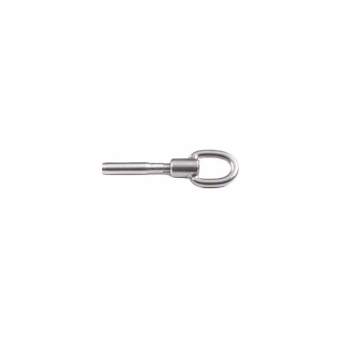 Single Gate Eye Threaded 3/16'' Wire