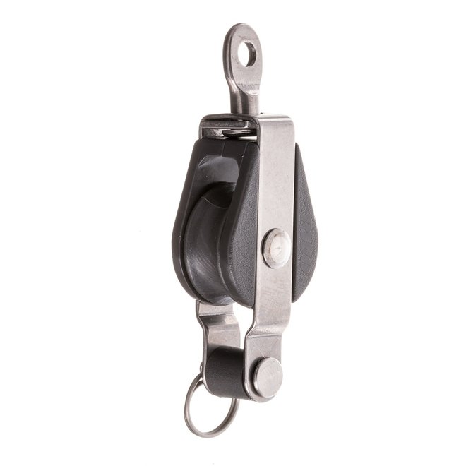 19mm Nova Single Swivel Block with Becket