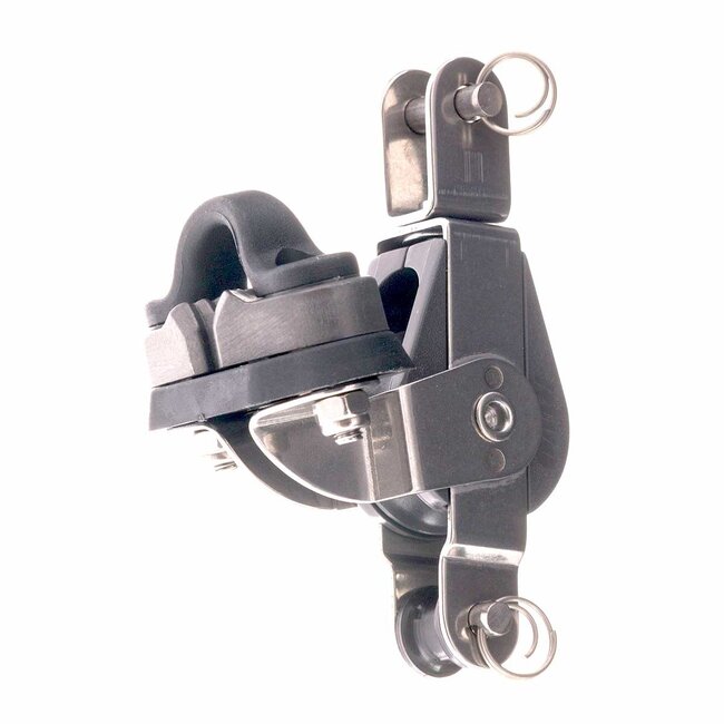 RWO 28mm Nova Single Block with Cleat Becket and Swivel