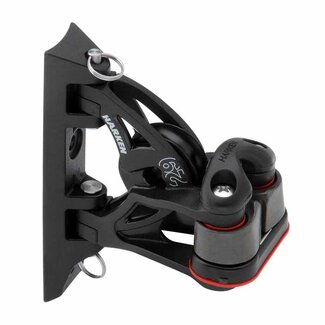 Harken 29mm Carbo Pivoting Lead Block with Micro Aluminum Cleat