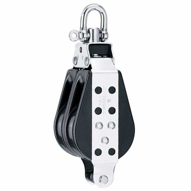 Harken 3" Midrange Double Block with Becket