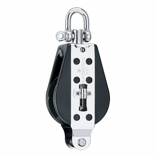 Harken 3" Midrange Hexaratchet Single Block with Becket and Swivel