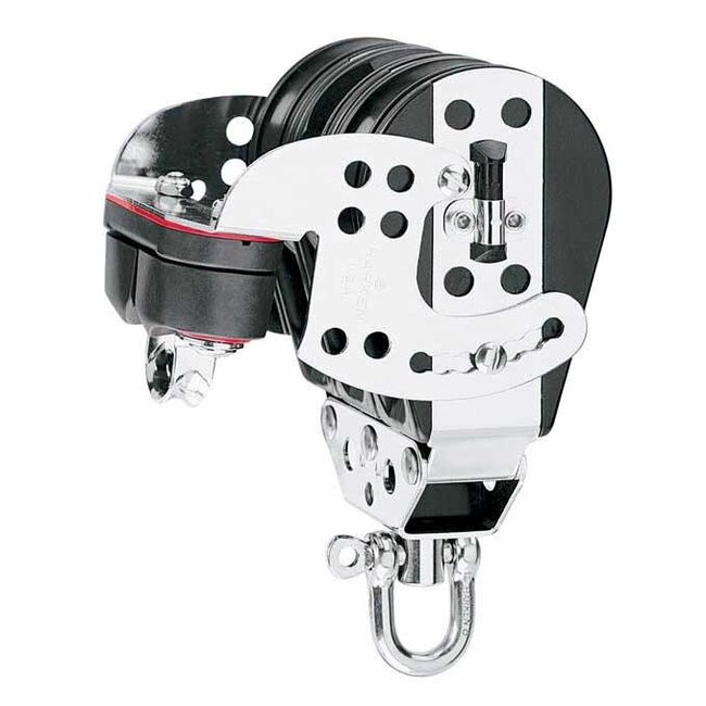 Harken 3" Midrange Triple Hexaratchet Block with Cleat