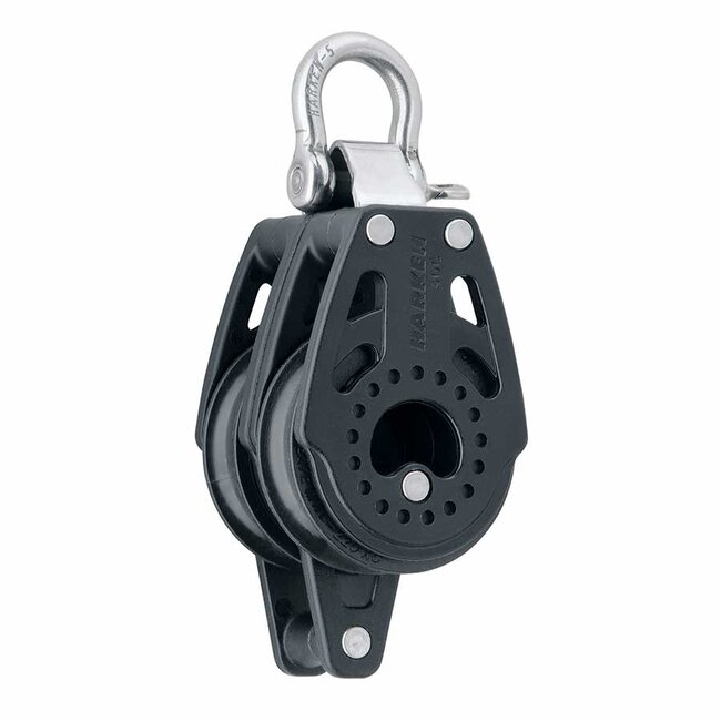 Harken 40mm Carbo Double Block with Becket Fixed Head