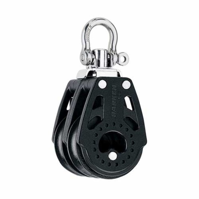 40mm Carbo Double Block with Swivel