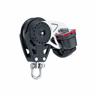 Harken 40mm Carbo Single Block with Swivel and Cleat