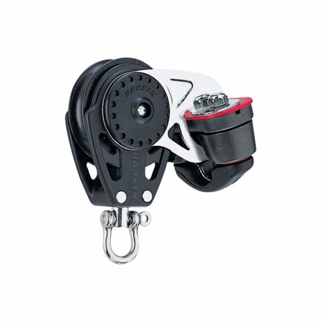 Harken 40mm Carbo Single Block with Swivel and Cleat