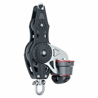 Harken 57mm Carbo Fiddle Block with Cleat and Becket