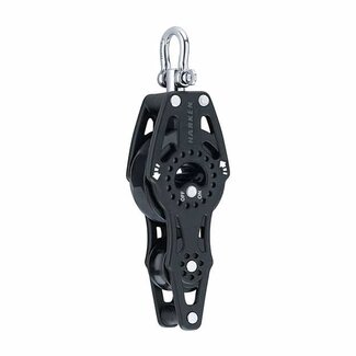Harken 57mm Carbo Ratchet Fiddle Block with Becket and Swivel