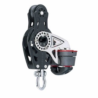 Harken 57mm Carbo Ratchet Fiddle Block with Cleat