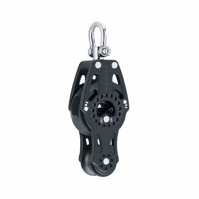 Harken 57mm Carbo Ratchet Fiddle Block with Swivel