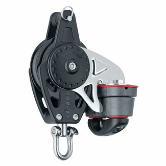 Harken 57mm Carbo Single Block with Cleat and Becket