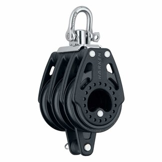 Harken 57mm Carbo Triple Block with Becket and Swivel