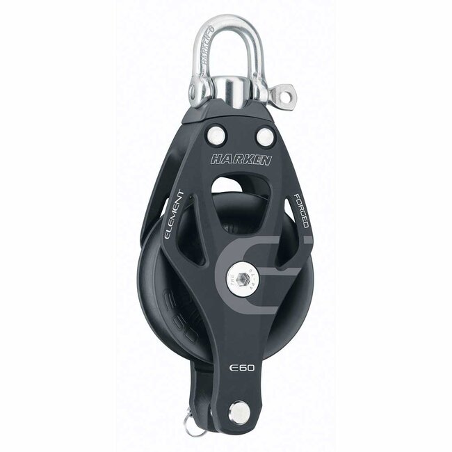 Harken 60mm Element Single Block Swivel and Becket