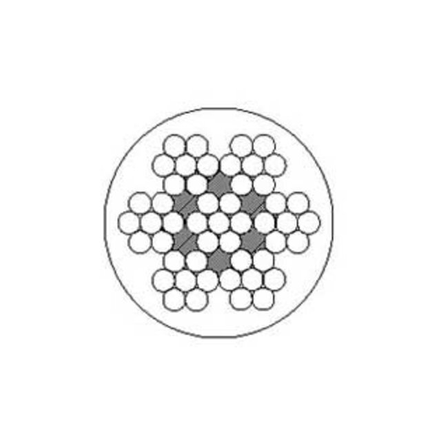 Vanguard Steel Coated Wire 1/8-3/16 PVC Sheath 7x7 Wire