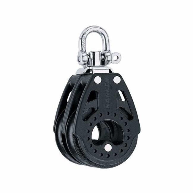 Harken 75mm Carbo Double Block with Swivel