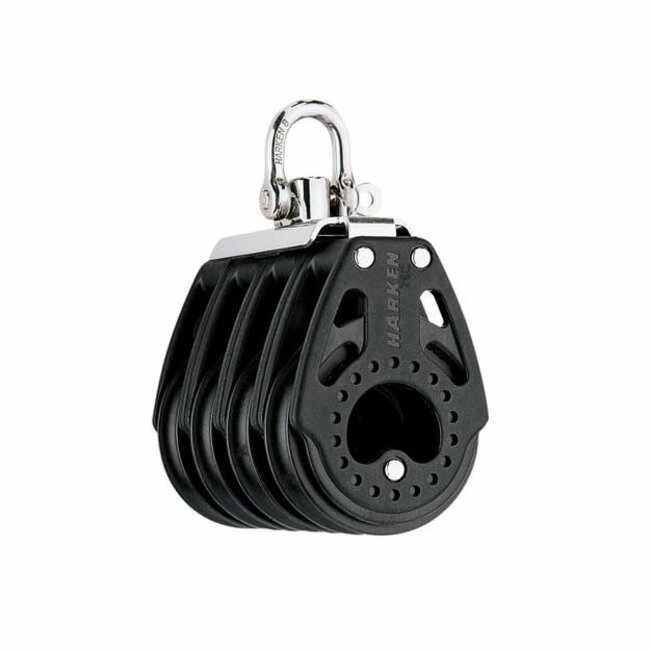 Harken 75mm Carbo Quad Block with Swivel