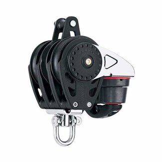 Harken 75mm Carbo Ratchamatic Triple Block with Cleat and Becket