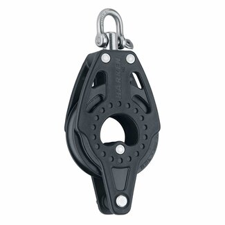 Harken 75mm Carbo Single Block with Becket and Swivel