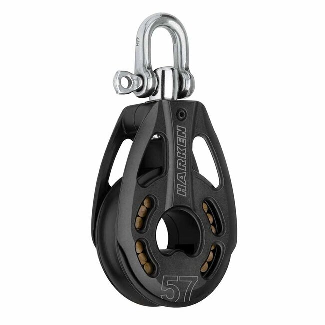 Harken Black Magic 57mm Single Block with Swivel High Load